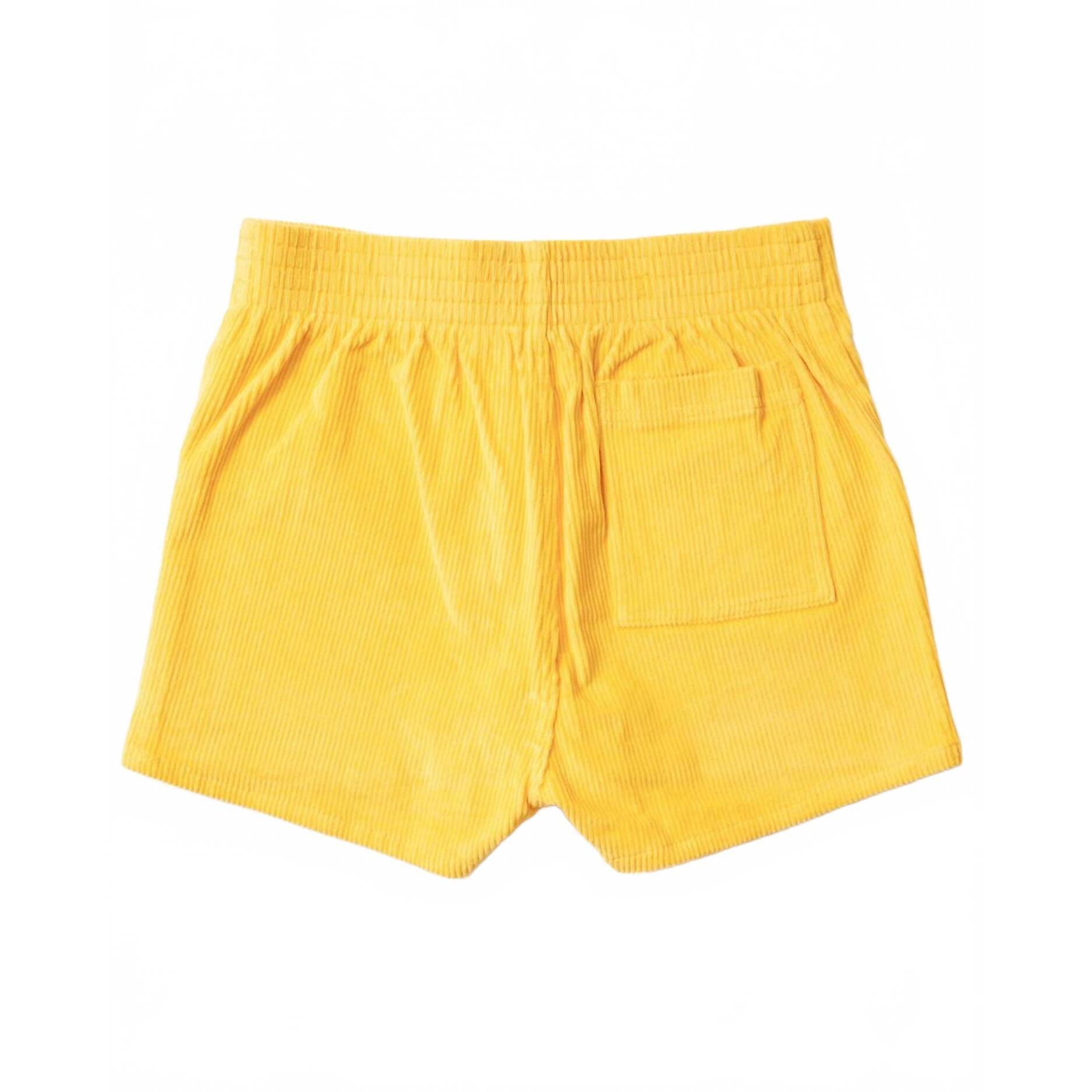 New Hammies Retro Corduroy Shorts In Yellow — image 4 of 4